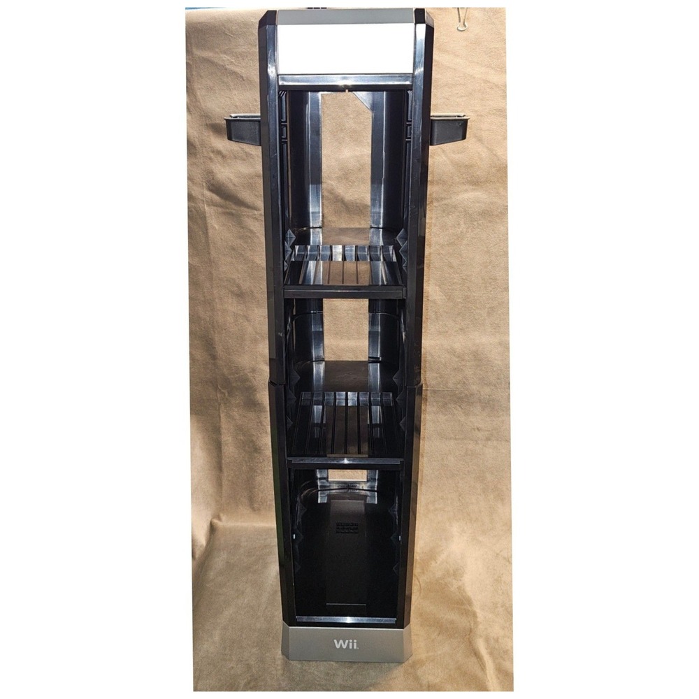 Nintendo Wii Gaming Tower Storage Stand Slam Brands 222956-21-00 Black